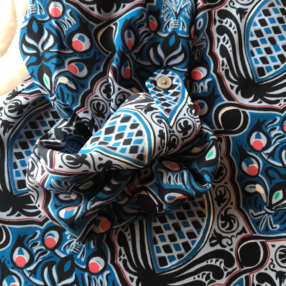 Patterned LOFT blouse - Picture 5 of 5